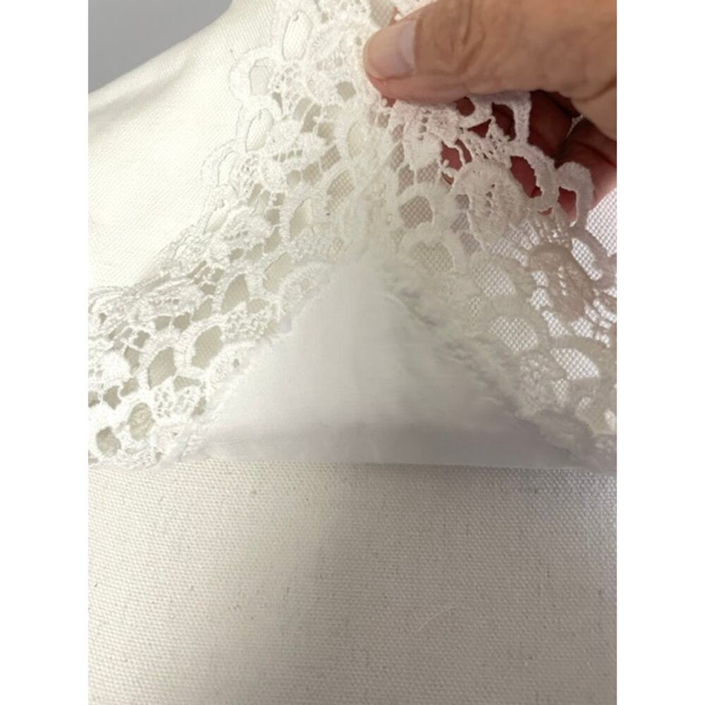 Handmade White Lace Detachable Cape Collar Victorian Cottagecore French Country - Picture 9 of 11